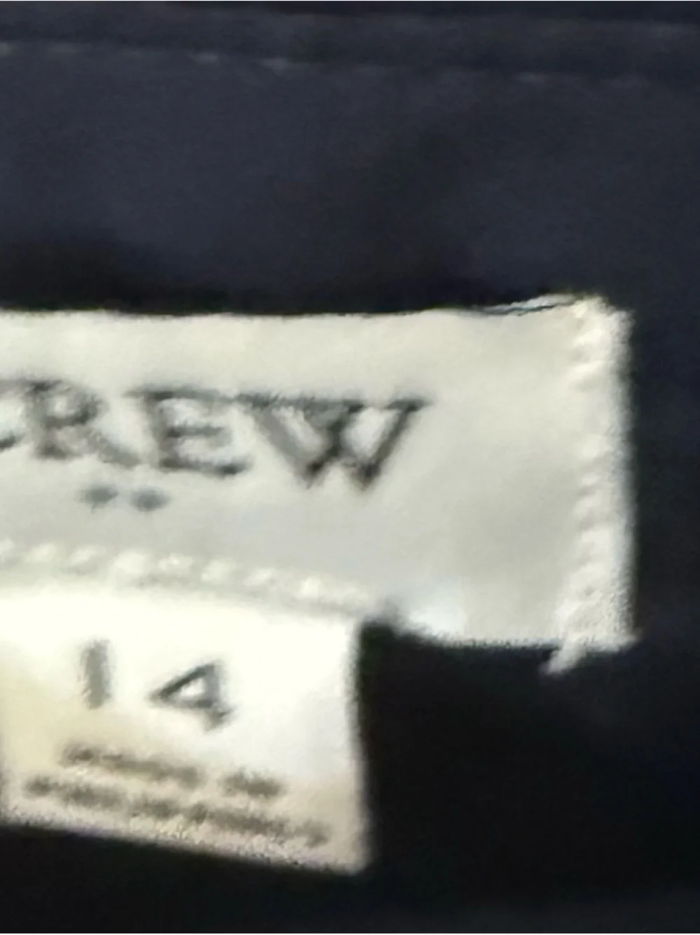 J. Crew Belted Navy Pencil Skirt - Lined
